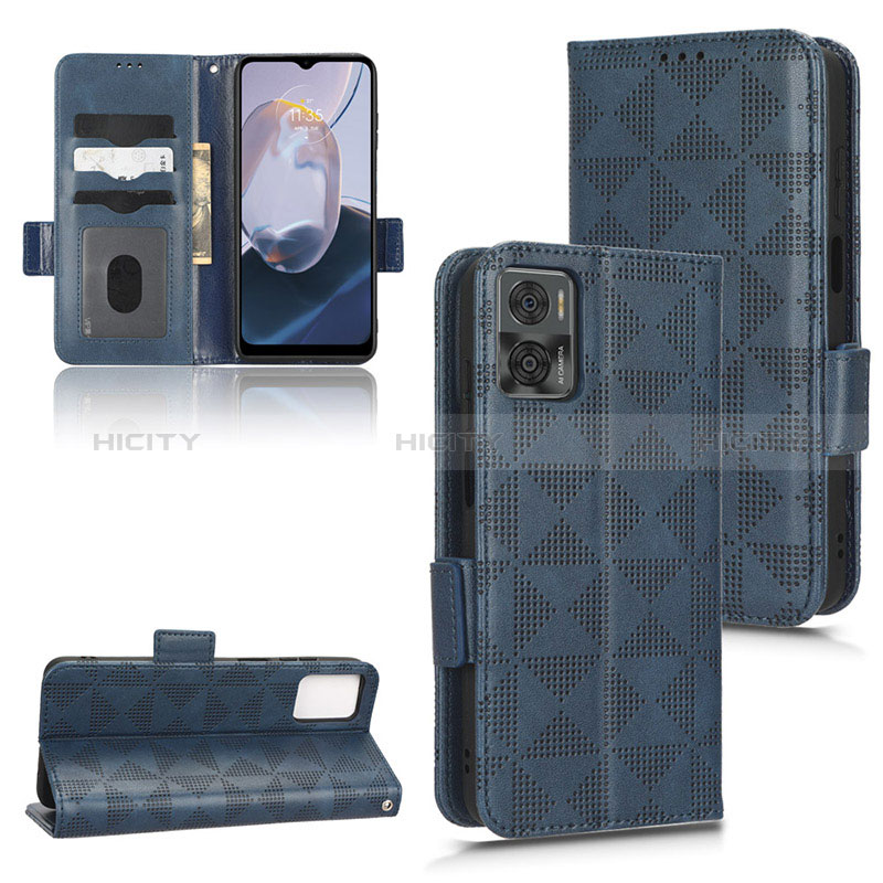 Handytasche Stand Schutzhülle Flip Leder Hülle C05X für Motorola Moto E22