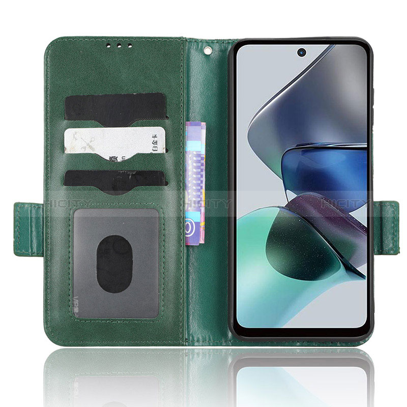 Handytasche Stand Schutzhülle Flip Leder Hülle C05X für Motorola Moto G13 groß