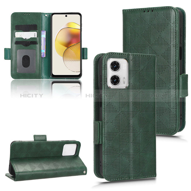 Handytasche Stand Schutzhülle Flip Leder Hülle C05X für Motorola Moto G73 5G groß