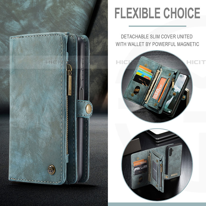 Handytasche Stand Schutzhülle Flip Leder Hülle C06S für Samsung Galaxy A04s