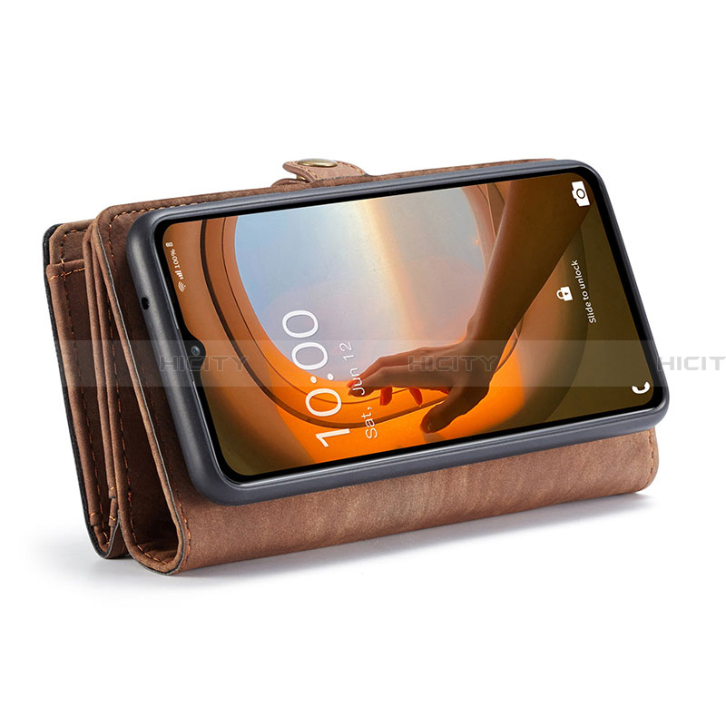 Handytasche Stand Schutzhülle Flip Leder Hülle C06S für Samsung Galaxy A13 5G groß