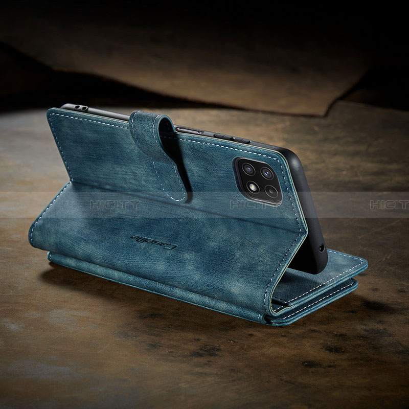 Handytasche Stand Schutzhülle Flip Leder Hülle C06S für Samsung Galaxy A22 5G groß