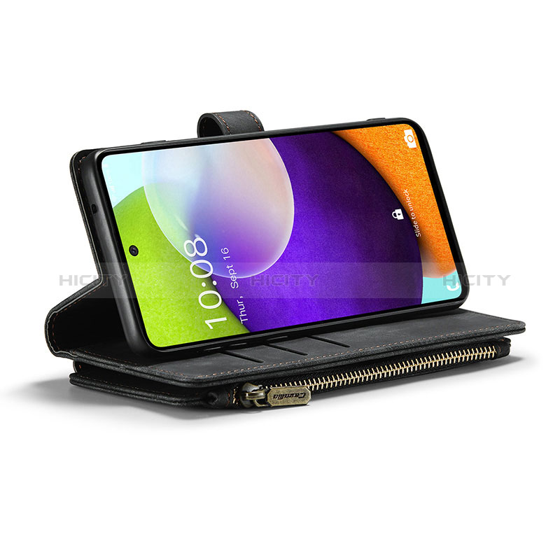 Handytasche Stand Schutzhülle Flip Leder Hülle C06S für Samsung Galaxy A52s 5G groß