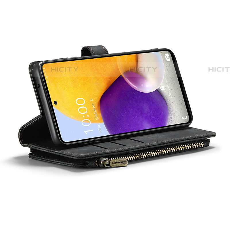 Handytasche Stand Schutzhülle Flip Leder Hülle C06S für Samsung Galaxy A72 4G