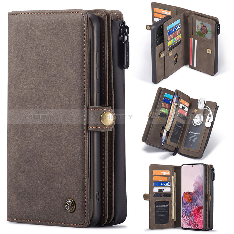 Handytasche Stand Schutzhülle Flip Leder Hülle C06S für Samsung Galaxy S20 Ultra 5G groß