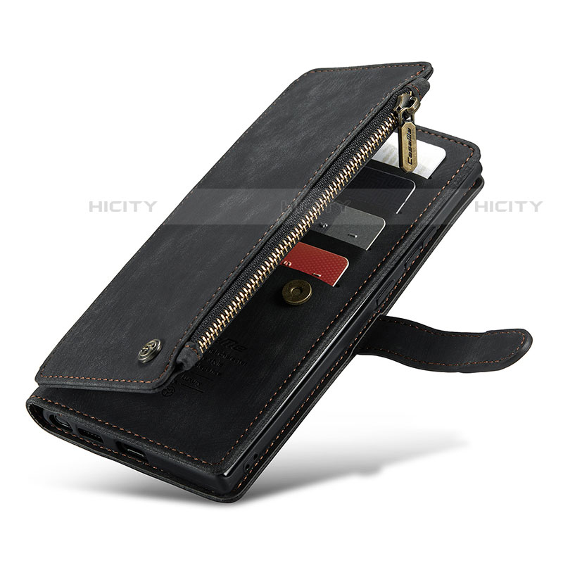 Handytasche Stand Schutzhülle Flip Leder Hülle C06S für Samsung Galaxy S21 Ultra 5G groß