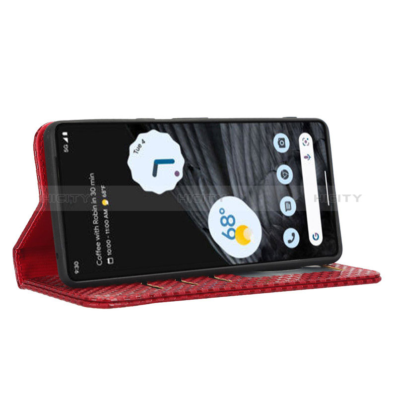 Handytasche Stand Schutzhülle Flip Leder Hülle C06X für Google Pixel 7 Pro 5G