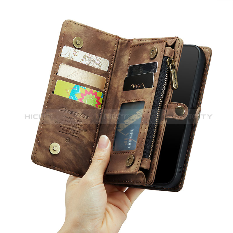 Handytasche Stand Schutzhülle Flip Leder Hülle C07S für Apple iPhone 13 Pro