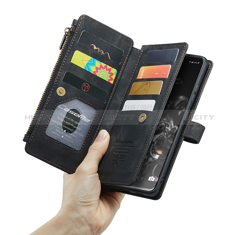 Handytasche Stand Schutzhülle Flip Leder Hülle C07S für Samsung Galaxy S20 Ultra 5G