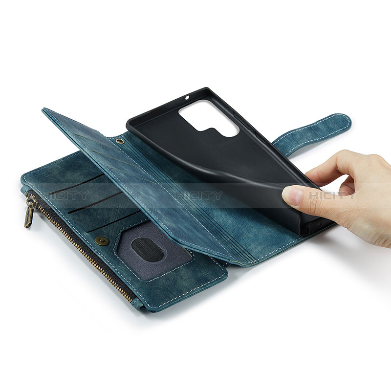 Handytasche Stand Schutzhülle Flip Leder Hülle C07S für Samsung Galaxy S24 Ultra 5G