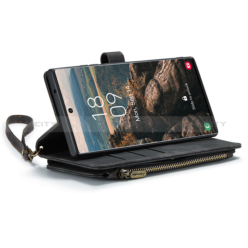 Handytasche Stand Schutzhülle Flip Leder Hülle C07S für Samsung Galaxy S24 Ultra 5G