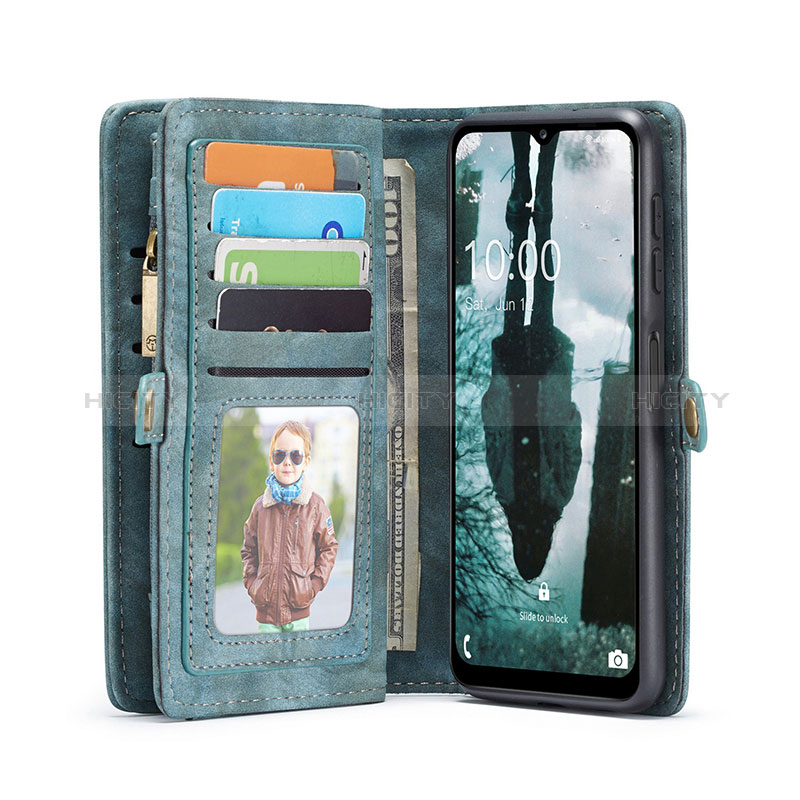 Handytasche Stand Schutzhülle Flip Leder Hülle C08S für Samsung Galaxy A04s groß