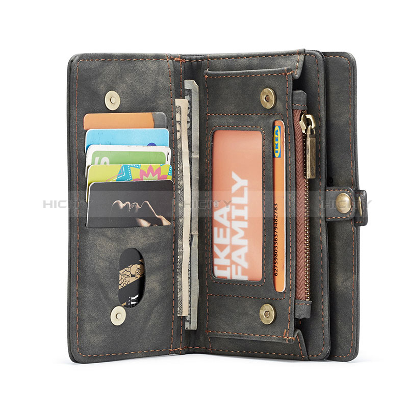 Handytasche Stand Schutzhülle Flip Leder Hülle C08S für Samsung Galaxy A04s groß