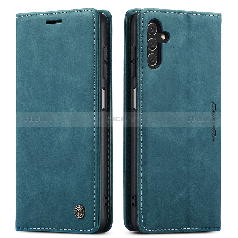 Handytasche Stand Schutzhülle Flip Leder Hülle C10S für Samsung Galaxy A04s Blau Plus