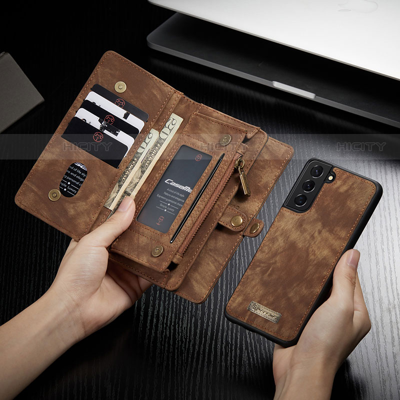 Handytasche Stand Schutzhülle Flip Leder Hülle C11S für Samsung Galaxy S23 5G groß