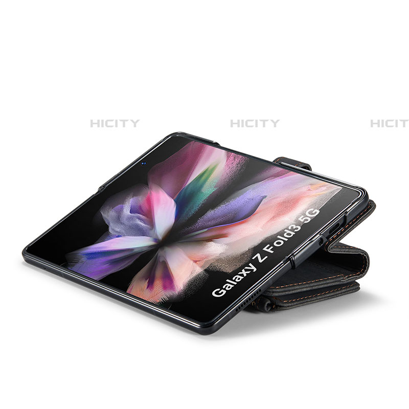 Handytasche Stand Schutzhülle Flip Leder Hülle CS1 für Samsung Galaxy Z Fold4 5G