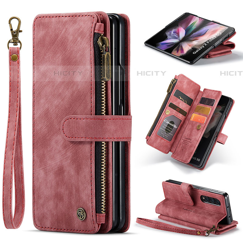 Handytasche Stand Schutzhülle Flip Leder Hülle CS1 für Samsung Galaxy Z Fold4 5G