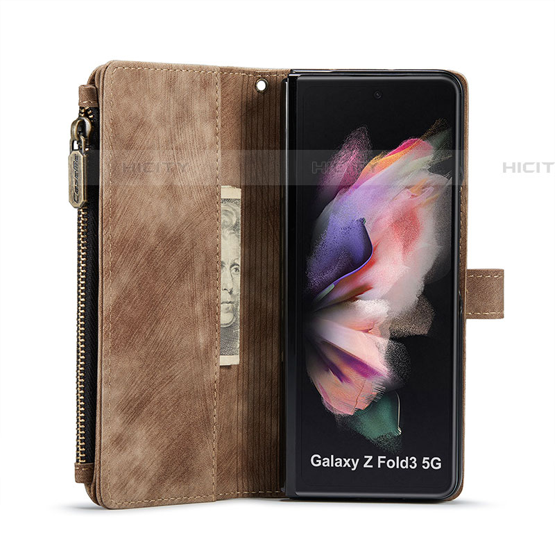 Handytasche Stand Schutzhülle Flip Leder Hülle CS1 für Samsung Galaxy Z Fold4 5G