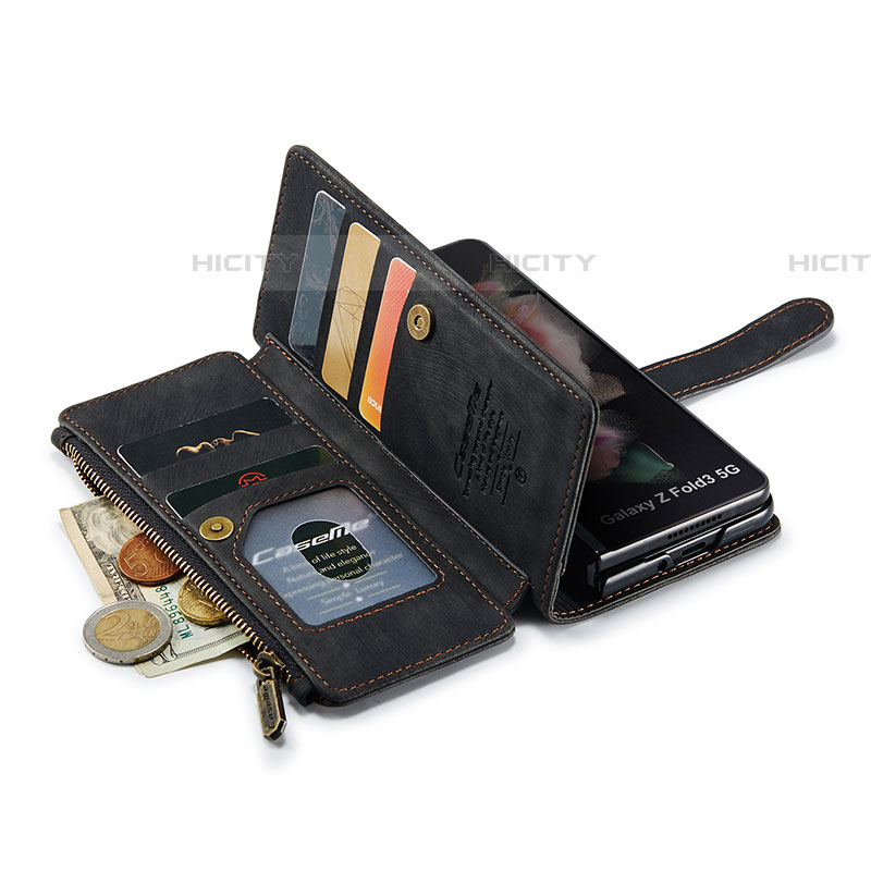 Handytasche Stand Schutzhülle Flip Leder Hülle CS1 für Samsung Galaxy Z Fold4 5G