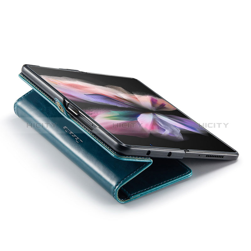 Handytasche Stand Schutzhülle Flip Leder Hülle CS2 für Samsung Galaxy Z Fold3 5G