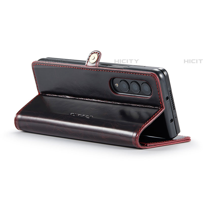 Handytasche Stand Schutzhülle Flip Leder Hülle CS2 für Samsung Galaxy Z Fold4 5G groß