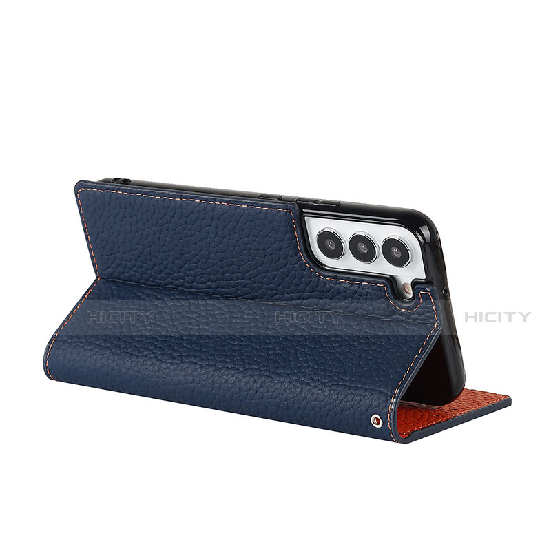 Handytasche Stand Schutzhülle Flip Leder Hülle D01T für Samsung Galaxy S21 5G