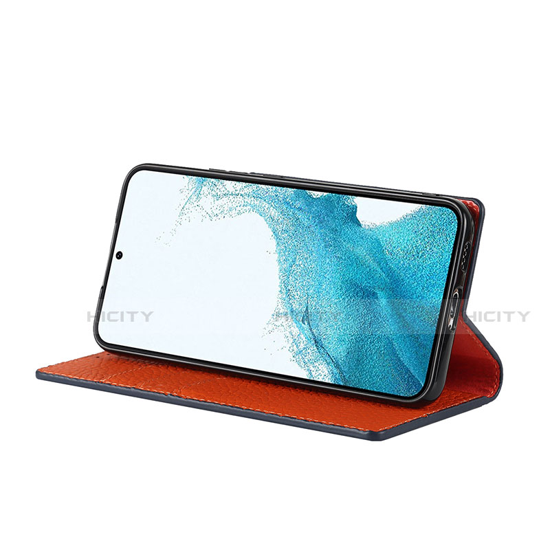 Handytasche Stand Schutzhülle Flip Leder Hülle D01T für Samsung Galaxy S21 5G