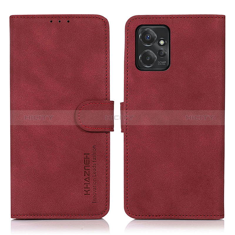 Handytasche Stand Schutzhülle Flip Leder Hülle D01Y für Motorola Moto G Power 5G (2023) Rot