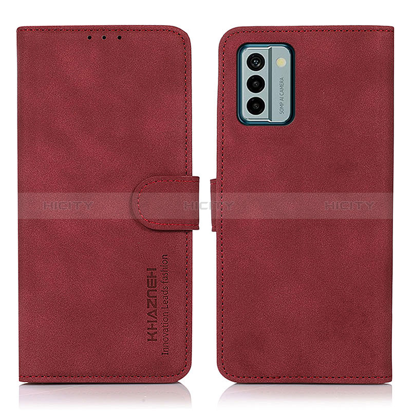 Handytasche Stand Schutzhülle Flip Leder Hülle D01Y für Nokia G22 Rot