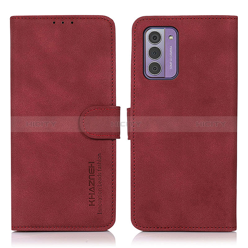 Handytasche Stand Schutzhülle Flip Leder Hülle D01Y für Nokia G42 5G Rot