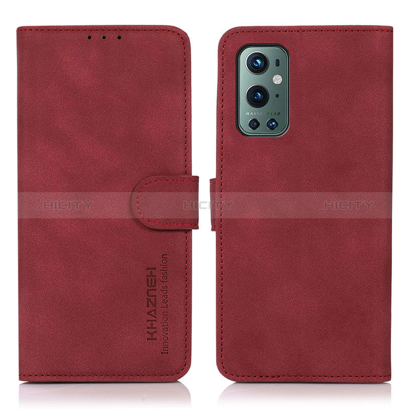 Handytasche Stand Schutzhülle Flip Leder Hülle D01Y für OnePlus 9 Pro 5G Rot Plus