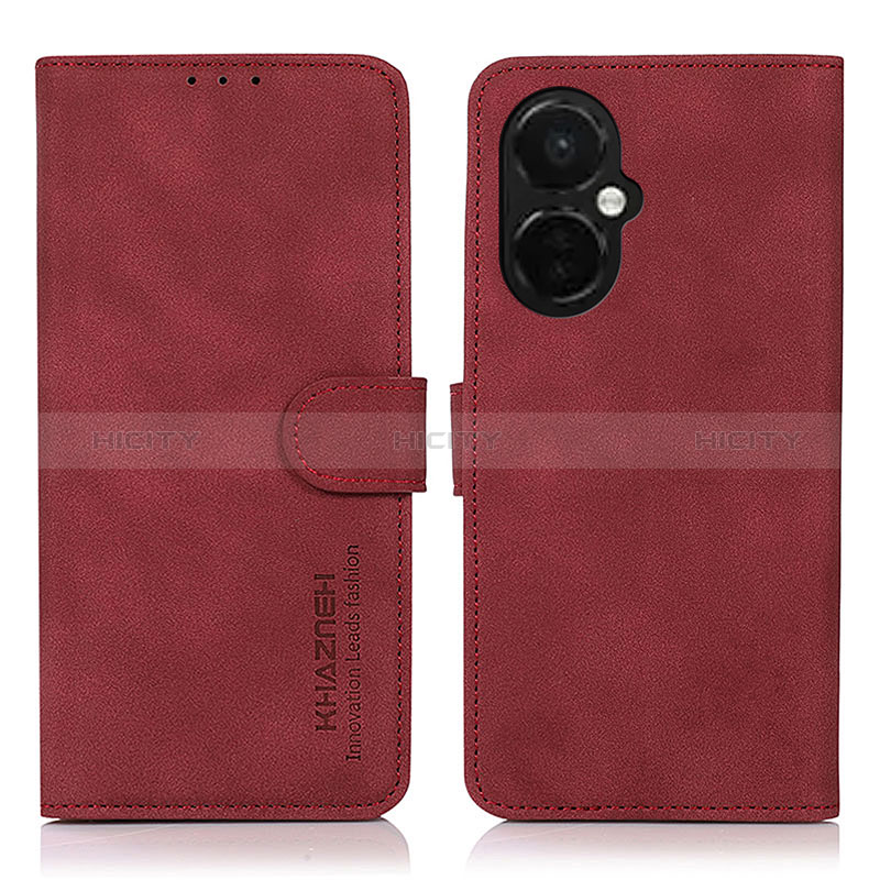 Handytasche Stand Schutzhülle Flip Leder Hülle D01Y für OnePlus Nord CE 3 5G Rot Plus