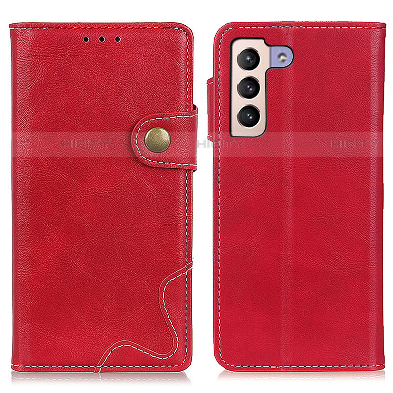 Handytasche Stand Schutzhülle Flip Leder Hülle D01Y für Samsung Galaxy S21 FE 5G Rot