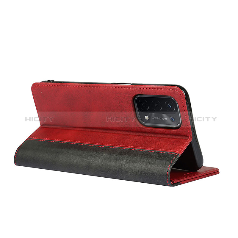 Handytasche Stand Schutzhülle Flip Leder Hülle D03T für Oppo A74 5G groß