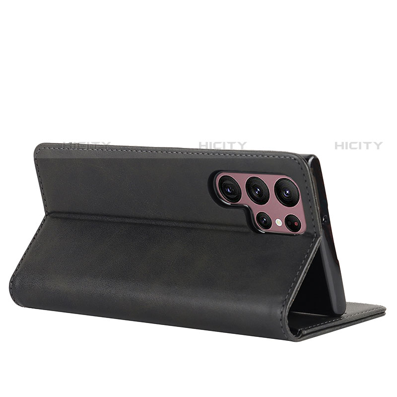 Handytasche Stand Schutzhülle Flip Leder Hülle D03T für Samsung Galaxy S21 Ultra 5G