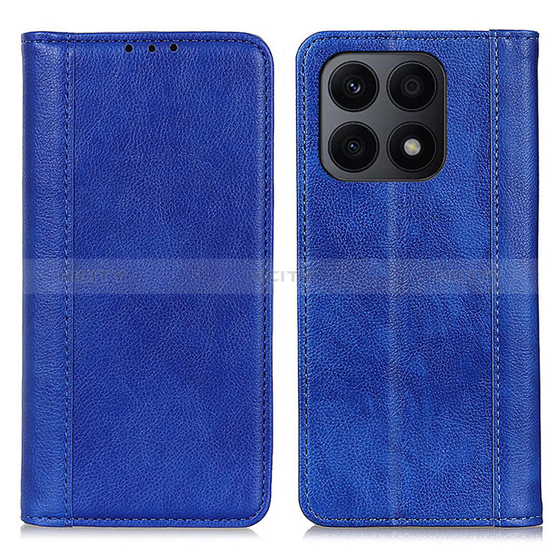 Handytasche Stand Schutzhülle Flip Leder Hülle D03Y für Huawei Honor X8a 4G Blau Plus