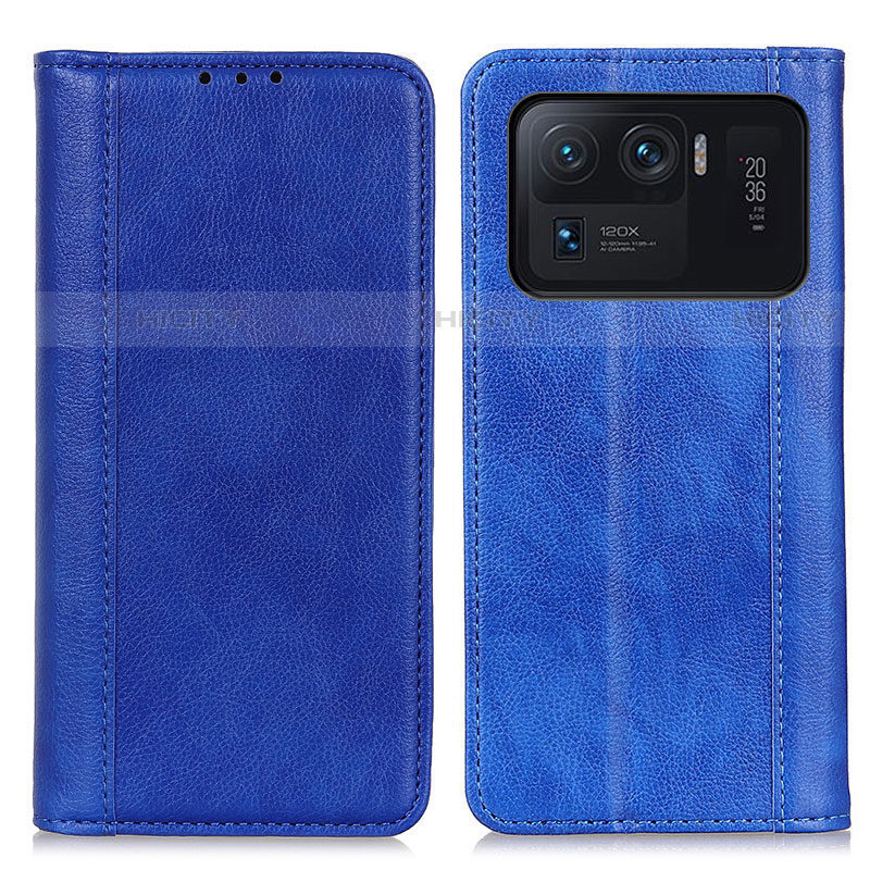 Handytasche Stand Schutzhülle Flip Leder Hülle D03Y für Xiaomi Mi 11 Ultra 5G Blau Plus