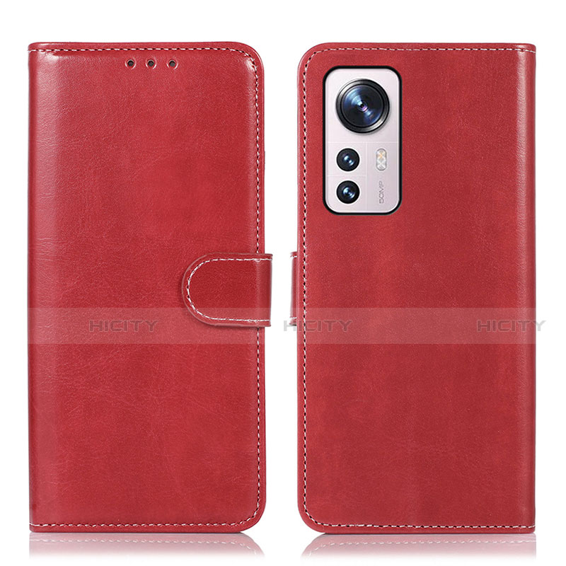 Handytasche Stand Schutzhülle Flip Leder Hülle D03Y für Xiaomi Mi 12 5G Rot Plus