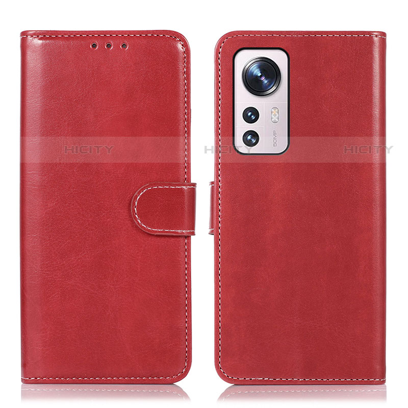 Handytasche Stand Schutzhülle Flip Leder Hülle D03Y für Xiaomi Mi 12S 5G Rot Plus