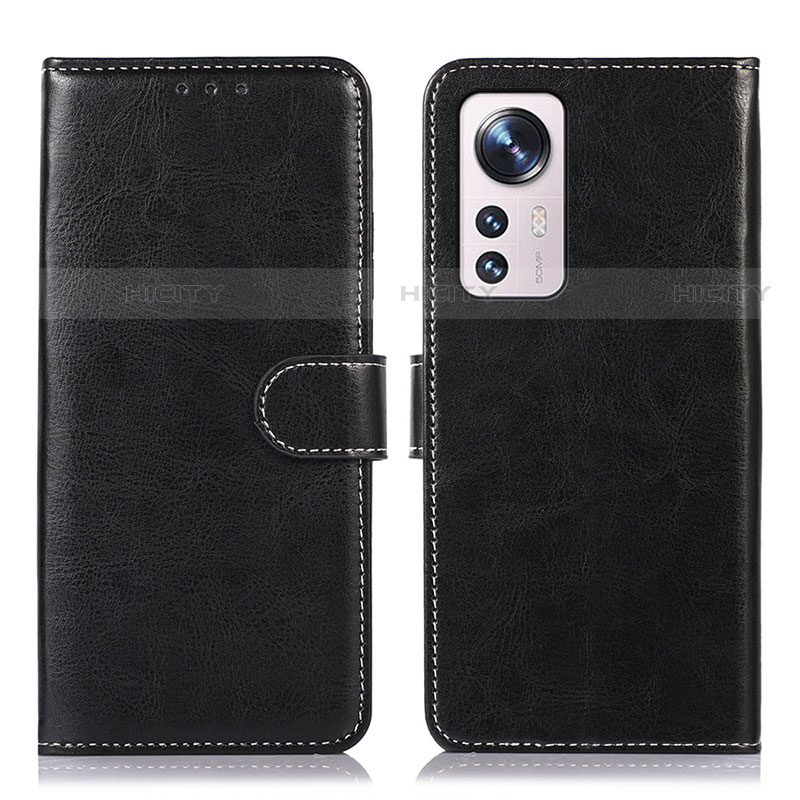 Handytasche Stand Schutzhülle Flip Leder Hülle D03Y für Xiaomi Mi 12S 5G Schwarz Plus