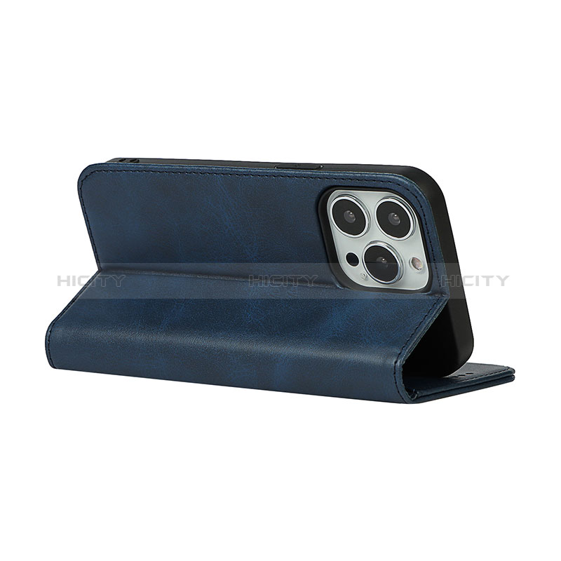 Handytasche Stand Schutzhülle Flip Leder Hülle D04T für Apple iPhone 13 Pro