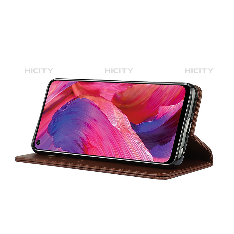 Handytasche Stand Schutzhülle Flip Leder Hülle D04T für OnePlus Nord N200 5G groß