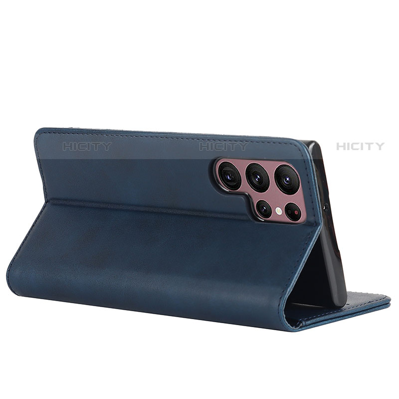 Handytasche Stand Schutzhülle Flip Leder Hülle D04T für Samsung Galaxy S21 Ultra 5G