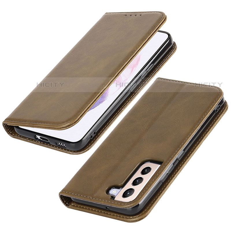 Handytasche Stand Schutzhülle Flip Leder Hülle D04T für Samsung Galaxy S22 5G