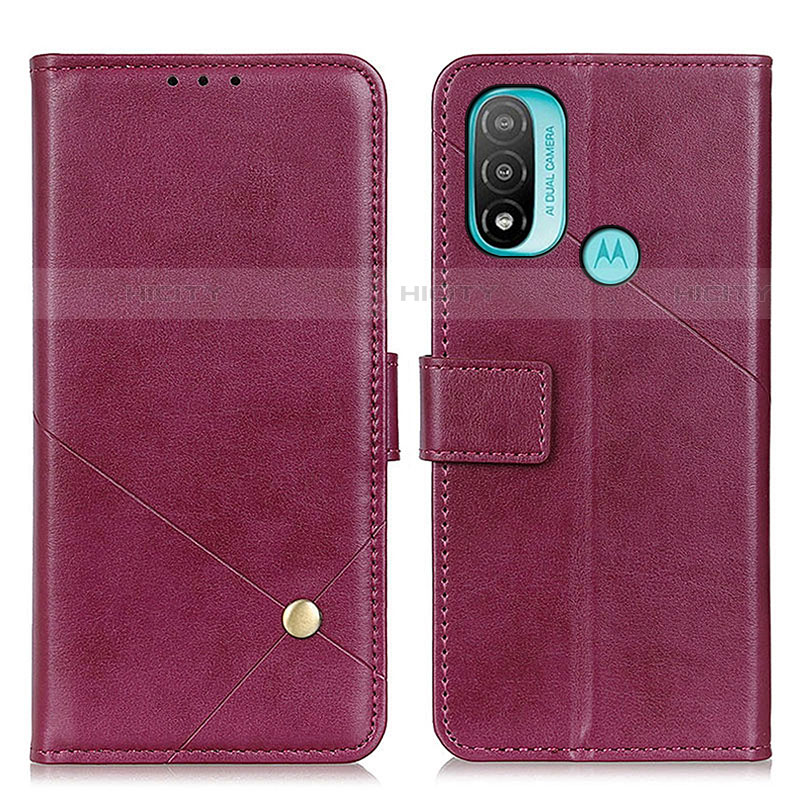 Handytasche Stand Schutzhülle Flip Leder Hülle D04Y für Motorola Moto E40 Violett