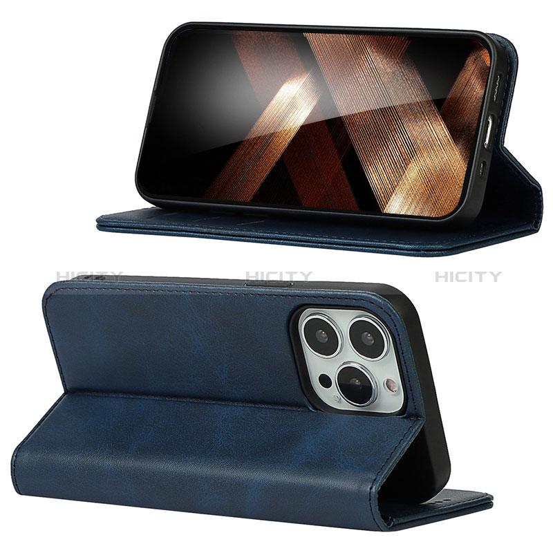 Handytasche Stand Schutzhülle Flip Leder Hülle D05T für Apple iPhone 13 Pro groß