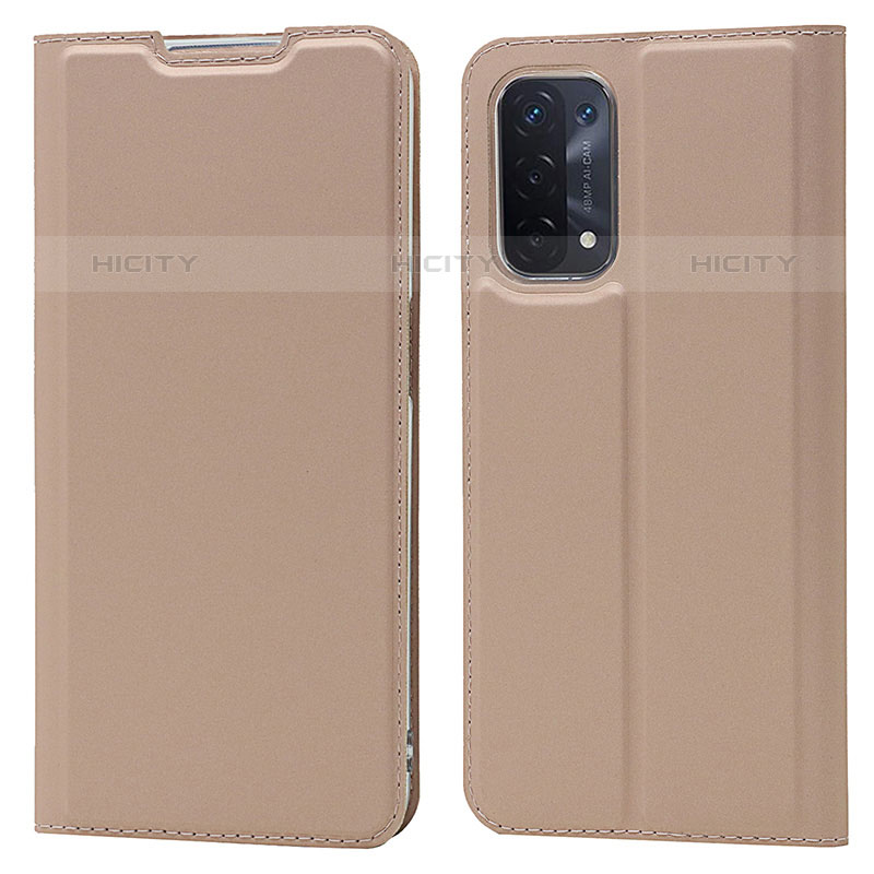 Handytasche Stand Schutzhülle Flip Leder Hülle D05T für OnePlus Nord N200 5G Rosegold