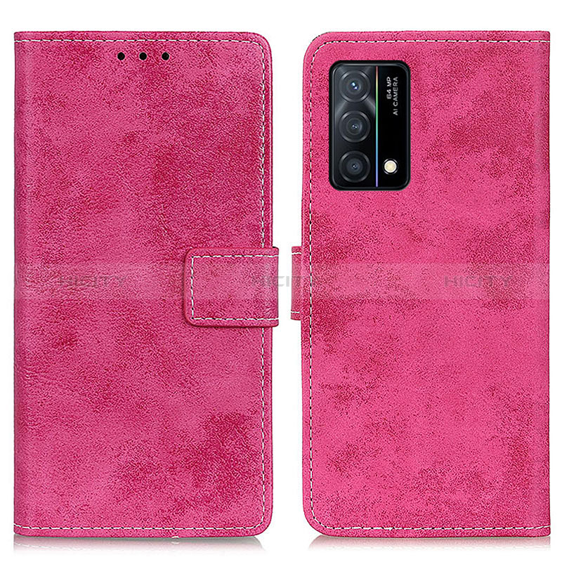 Handytasche Stand Schutzhülle Flip Leder Hülle D05Y für Oppo K9 5G Pink