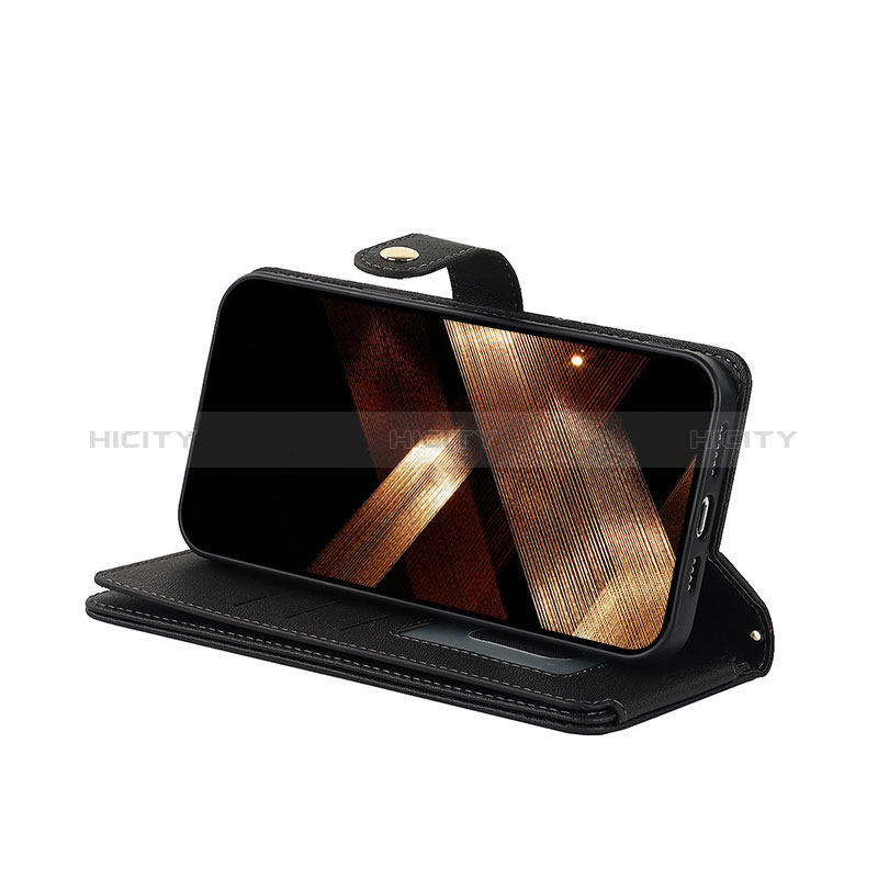 Handytasche Stand Schutzhülle Flip Leder Hülle D06T für Apple iPhone 13 Pro