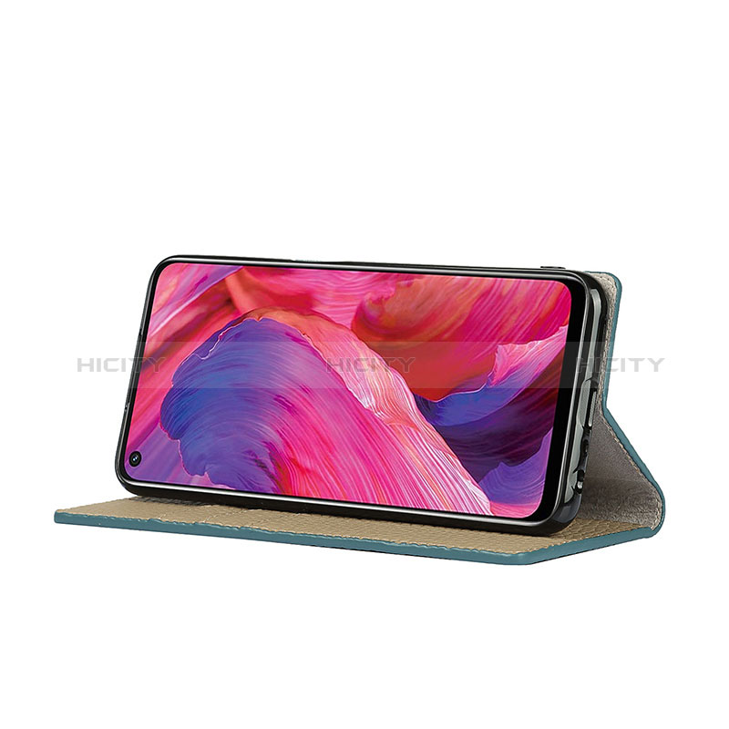 Handytasche Stand Schutzhülle Flip Leder Hülle D06T für Oppo A74 5G